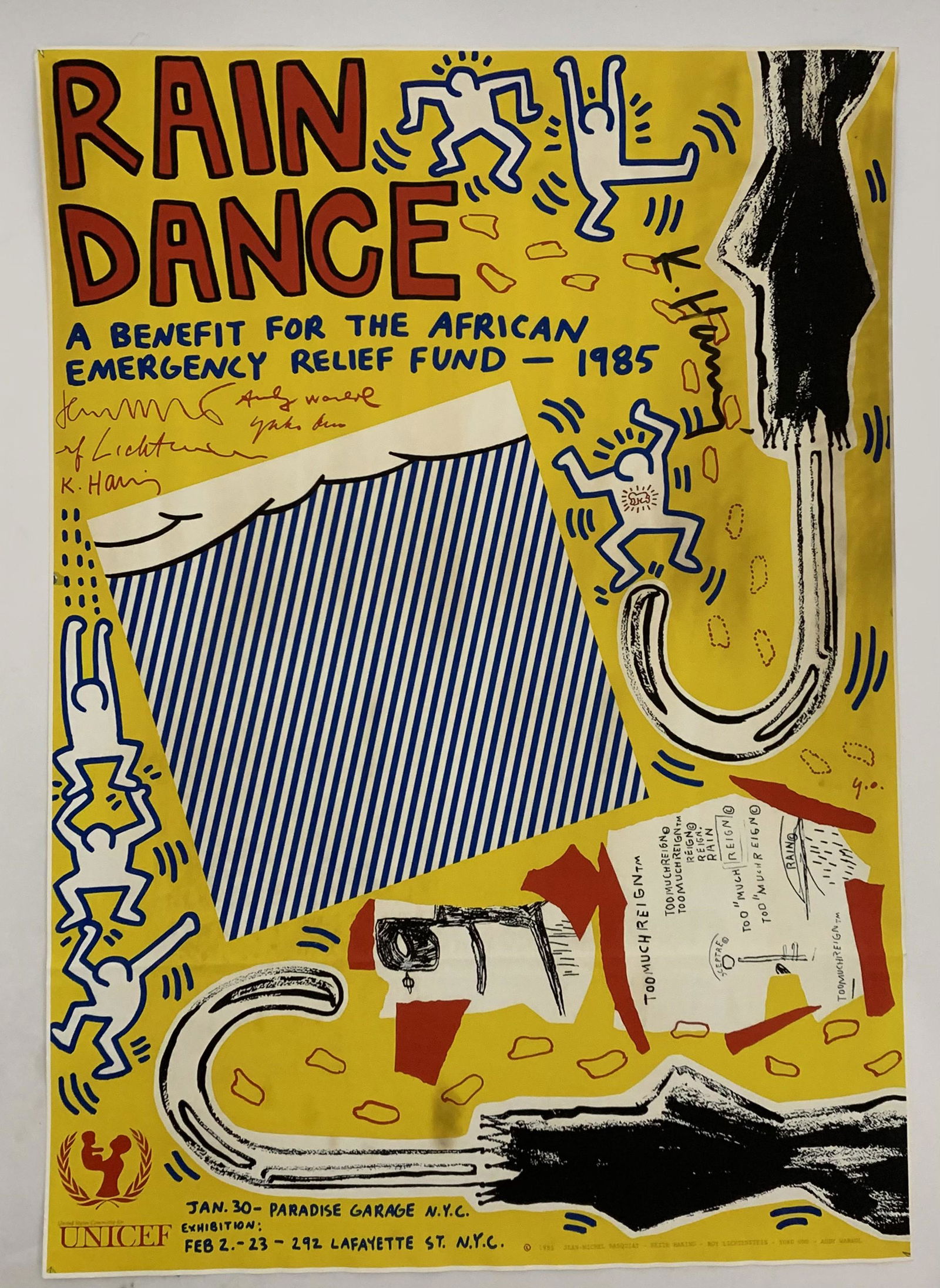 Basquiat HARING Warhol 限定2000 RAIN DANCE KEITH HARING 