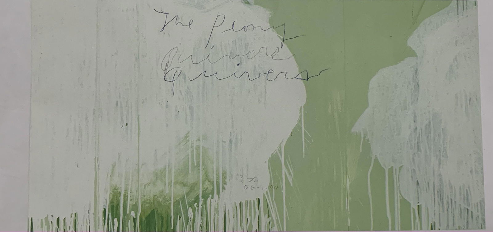 Cy Twombly (Untitled) Print in Colors (1 of 1)