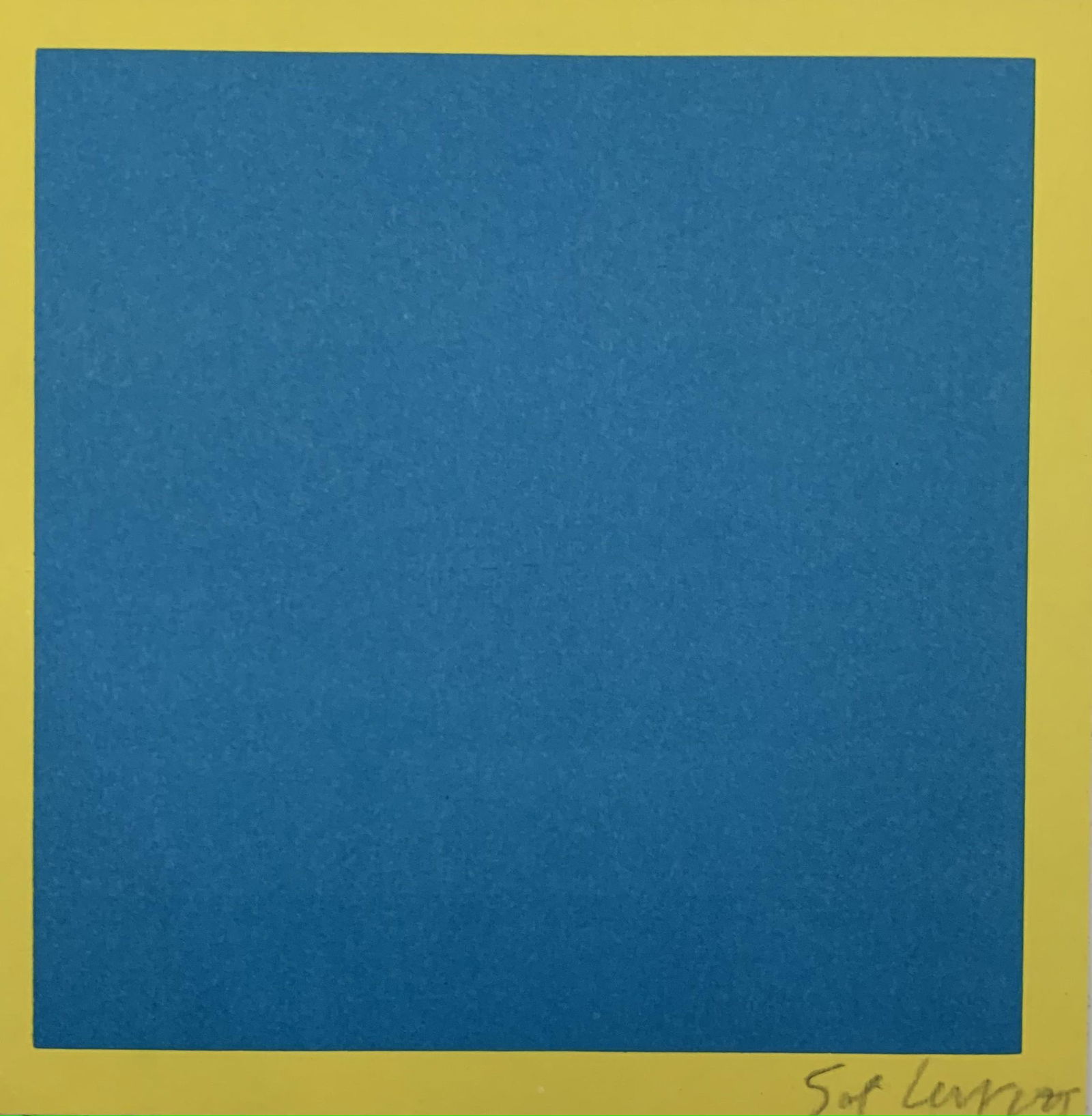 Sol Lewitt Colored Print (1 of 2)