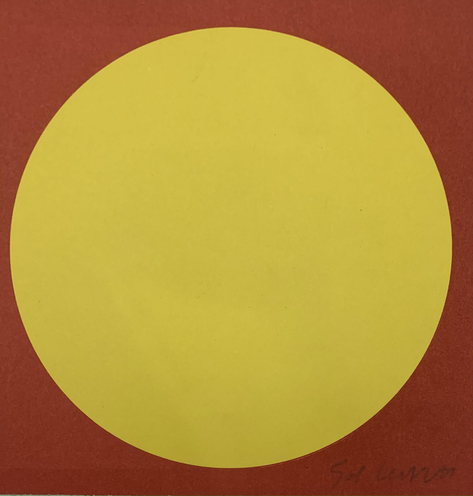 Sol Lewitt Colored Print (1 of 2)