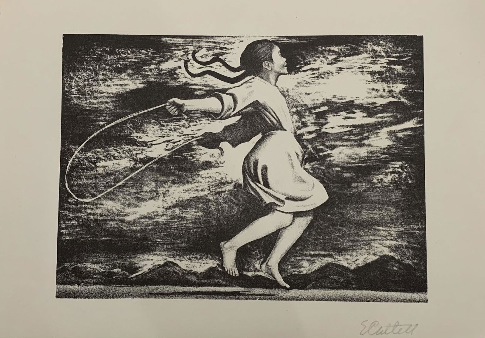 Elizabeth Catlett Black and White Print on Paper (1 of 2)