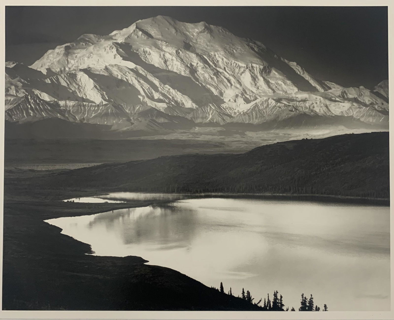 Ansel Adams "Lake/Mountain" Glossy Print (1 of 1)