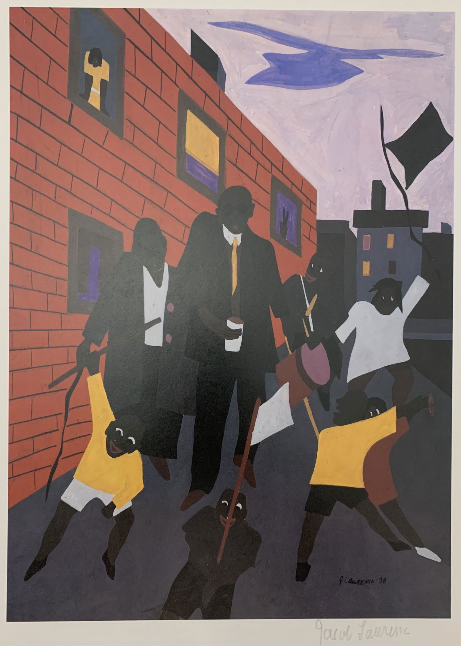 Jacob Lawrence Print in Colors (1 of 3)