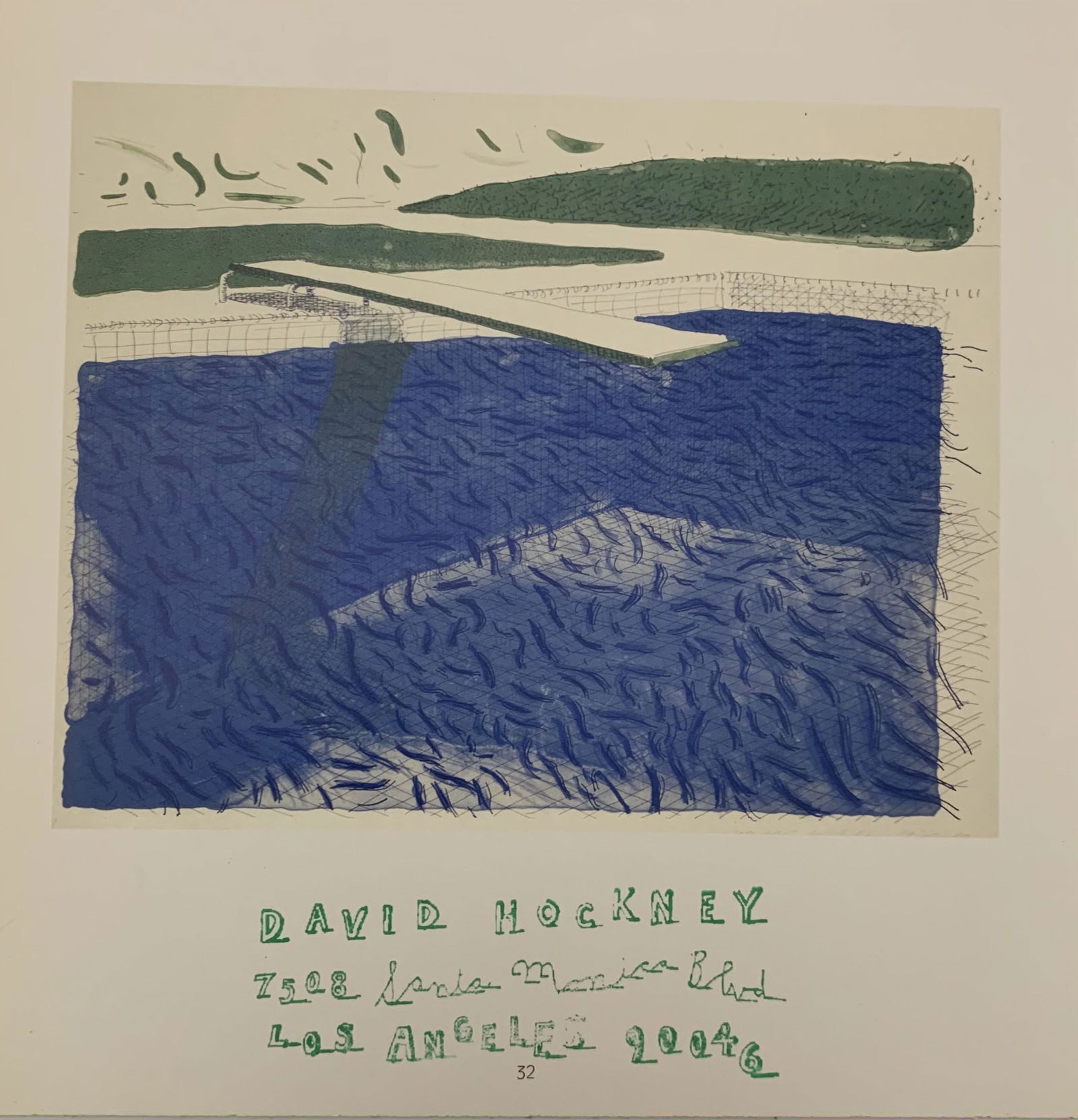 David Hockney Print in Colors (1 of 1)