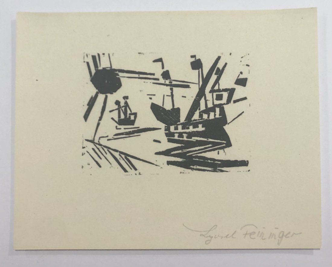 Lyonel Feininger on Heavy Paper (1 of 3)