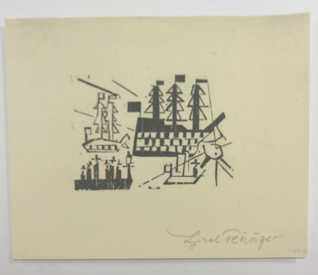 Lyonel Feininger on Heavy Paper (1 of 3)