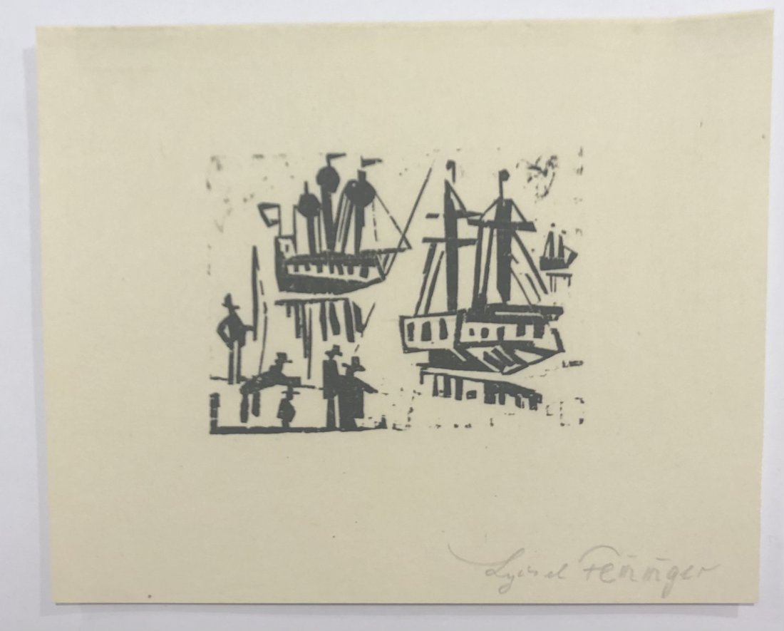 Lyonel Feininger on Heavy Paper (1 of 3)