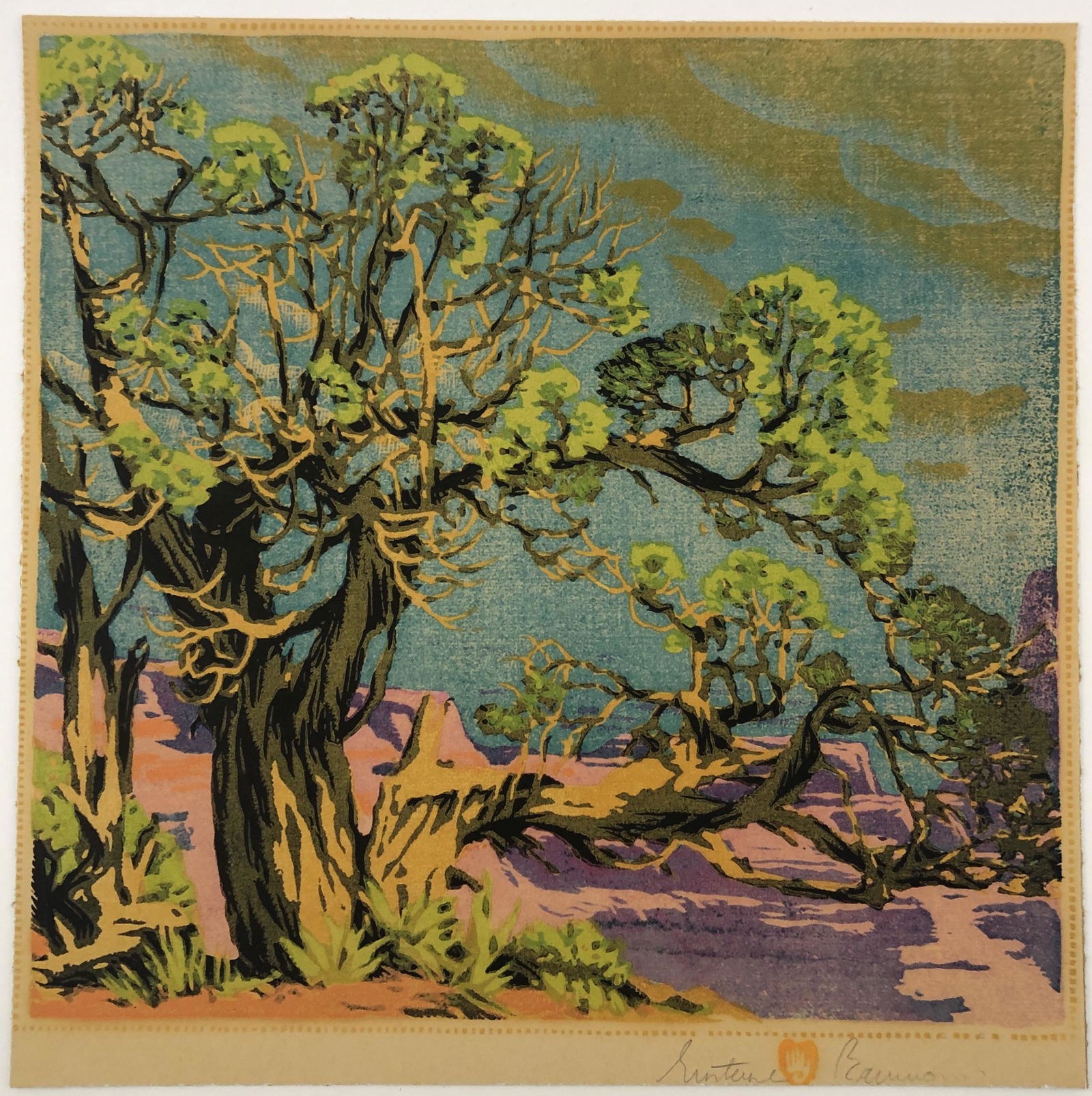 Gustave Baumann Color Print (1 of 2)