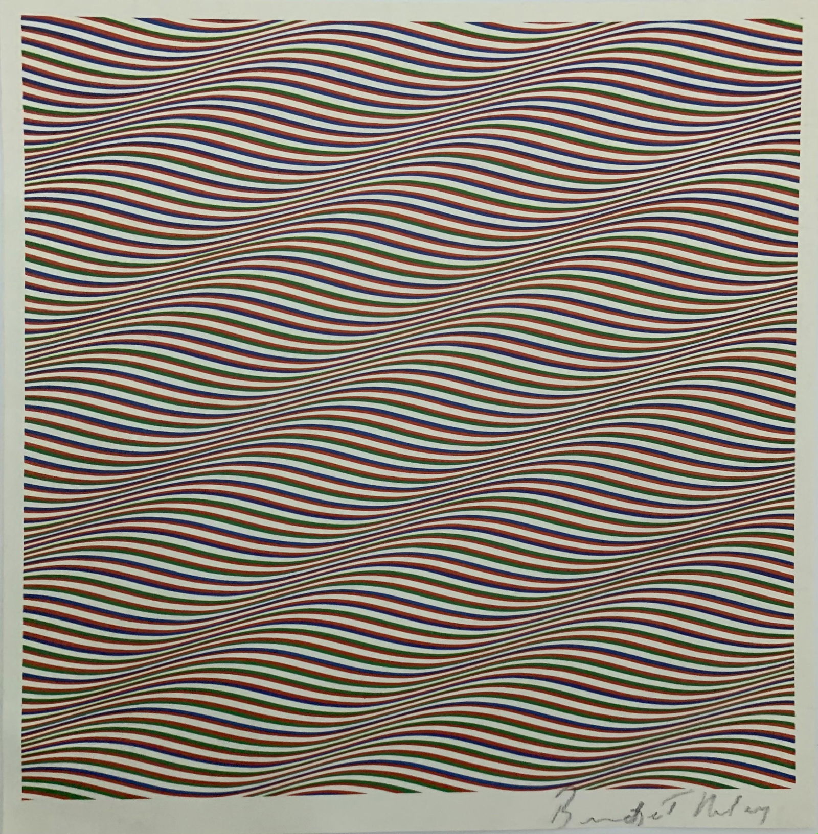 Bridget Riley Color Print (1 of 2)
