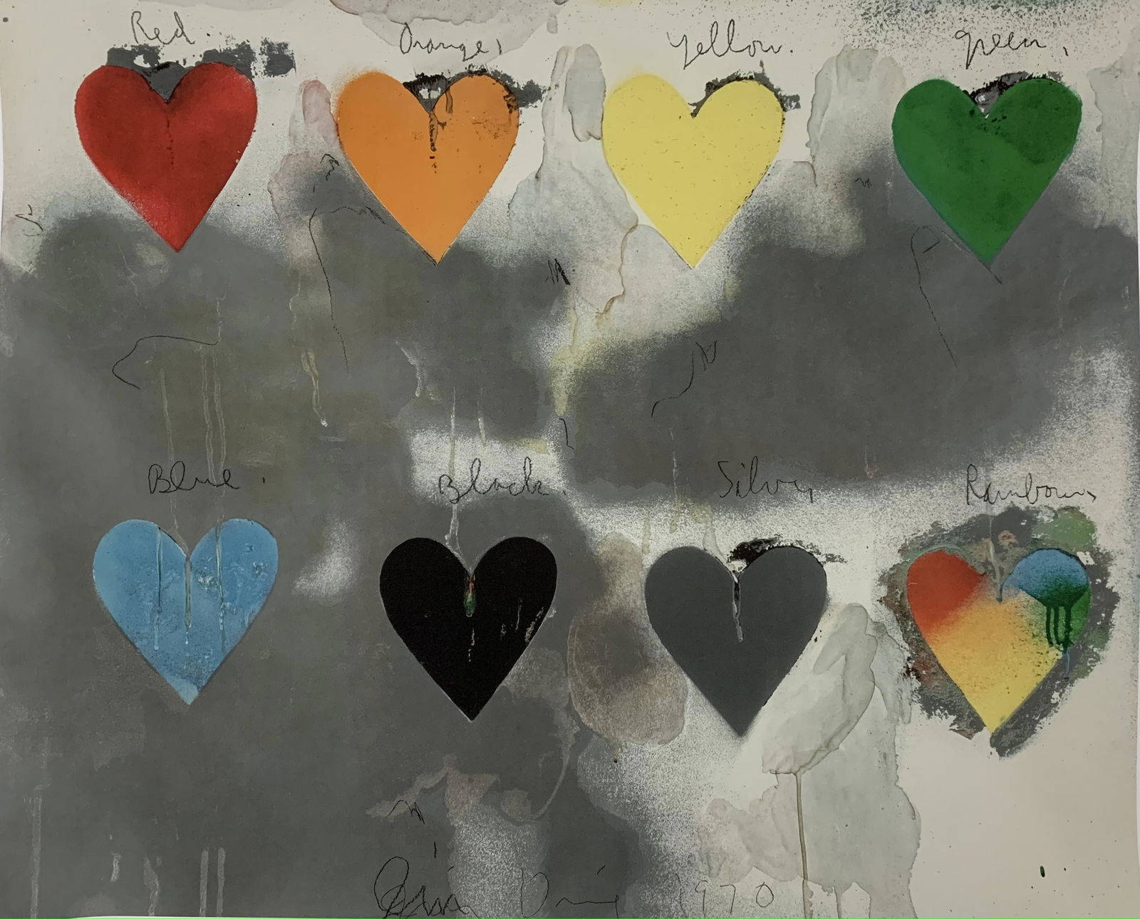Jim Dine Color Print (1 of 1)