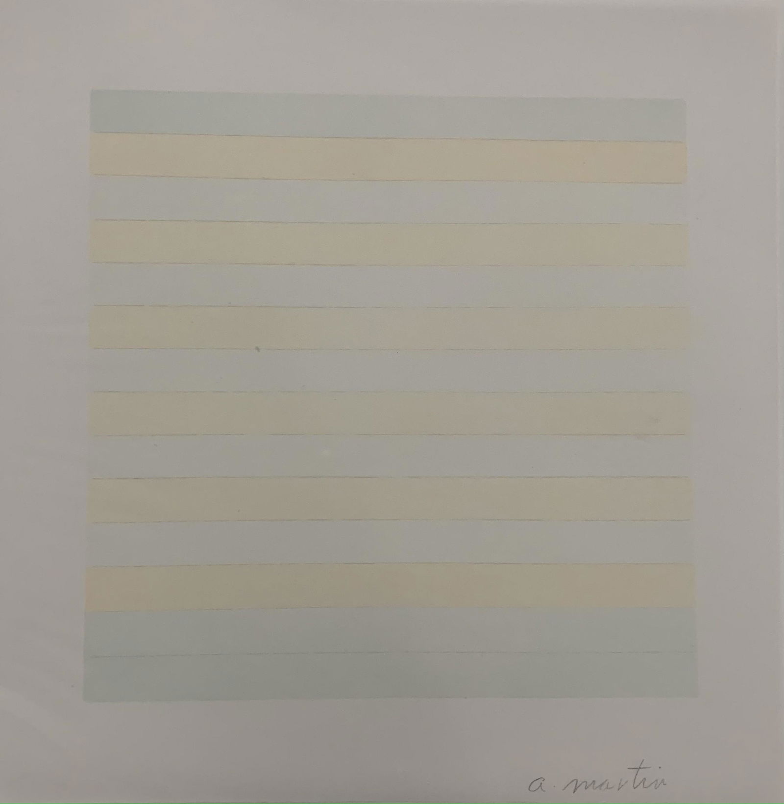 Agnes Martin Print on Vellum (1 of 2)