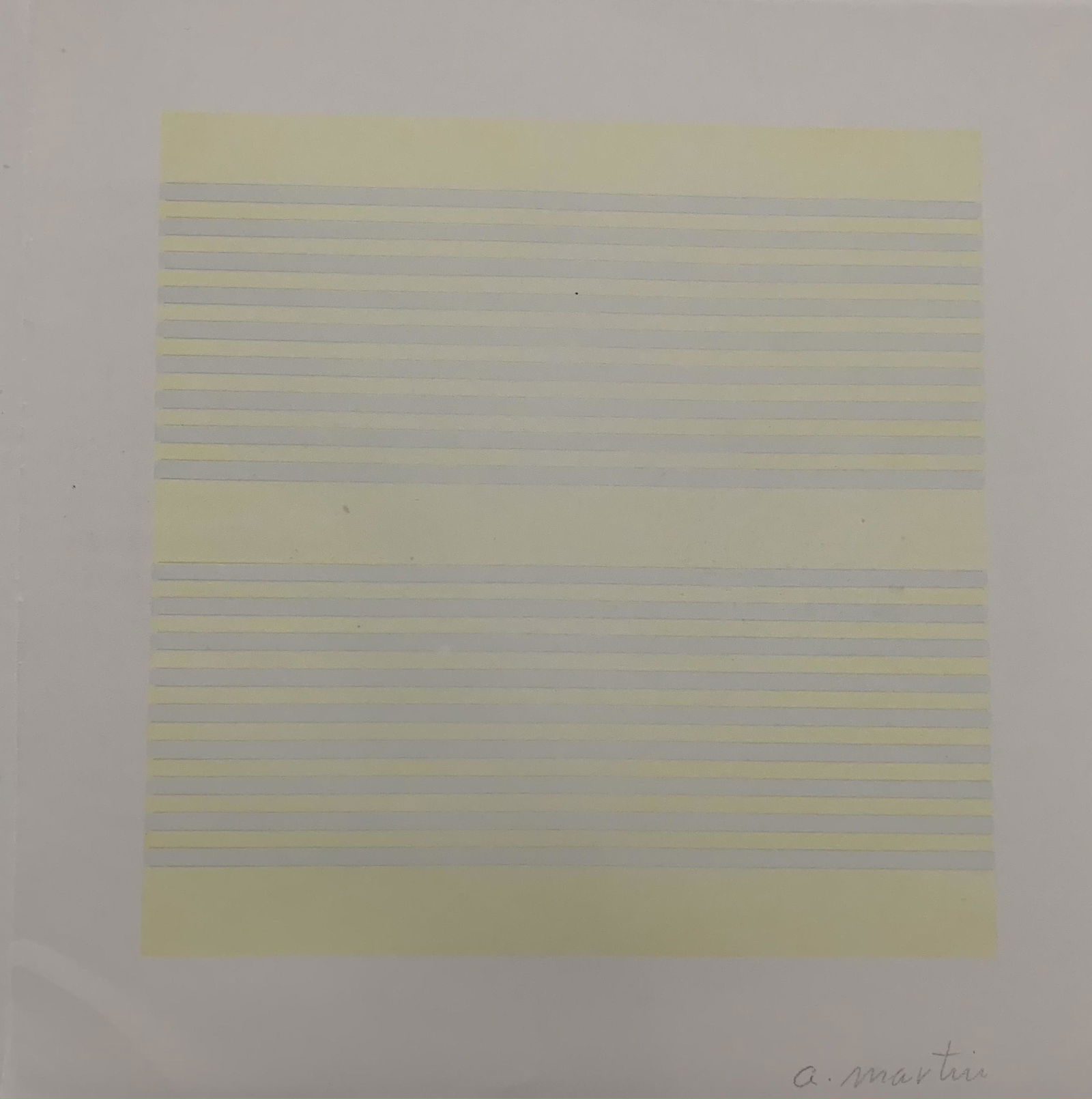 Agnes Martin Print on Vellum (1 of 2)