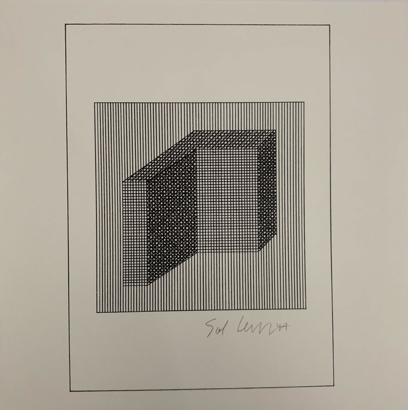 Sol LeWitt Print (1 of 2)