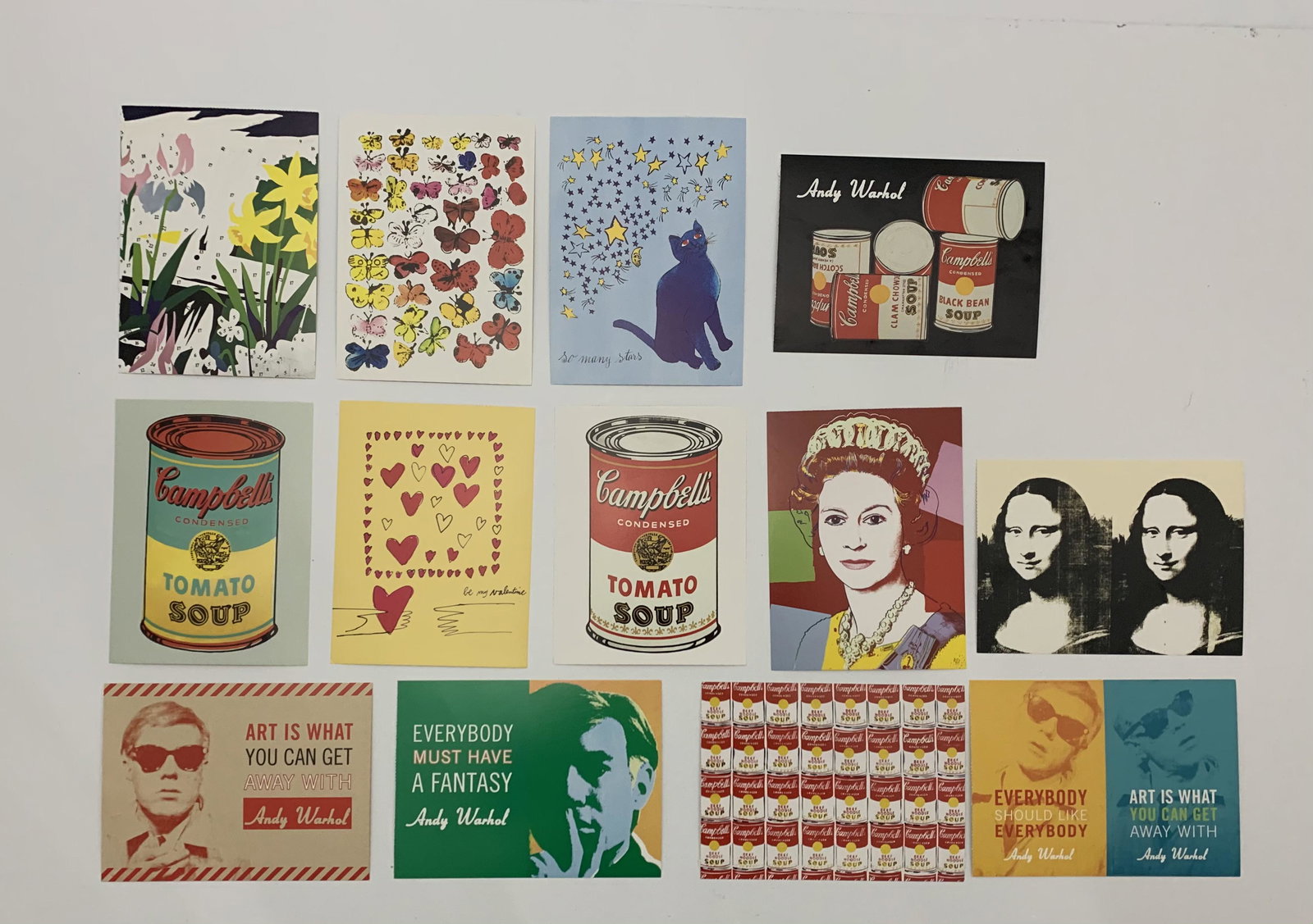Andy Warhol Lot of Postcards: Andy Warhol Lot of Postcards. Measures 6.5 x 4.75 inches