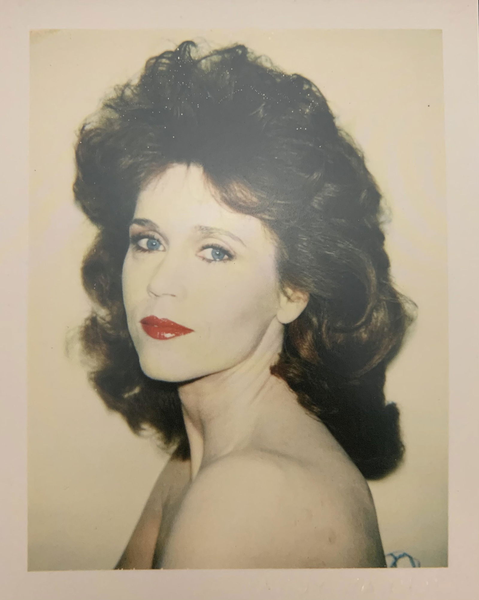Andy Warhol "Jane Fonda, 1982" Polaroid Print (1 of 1)