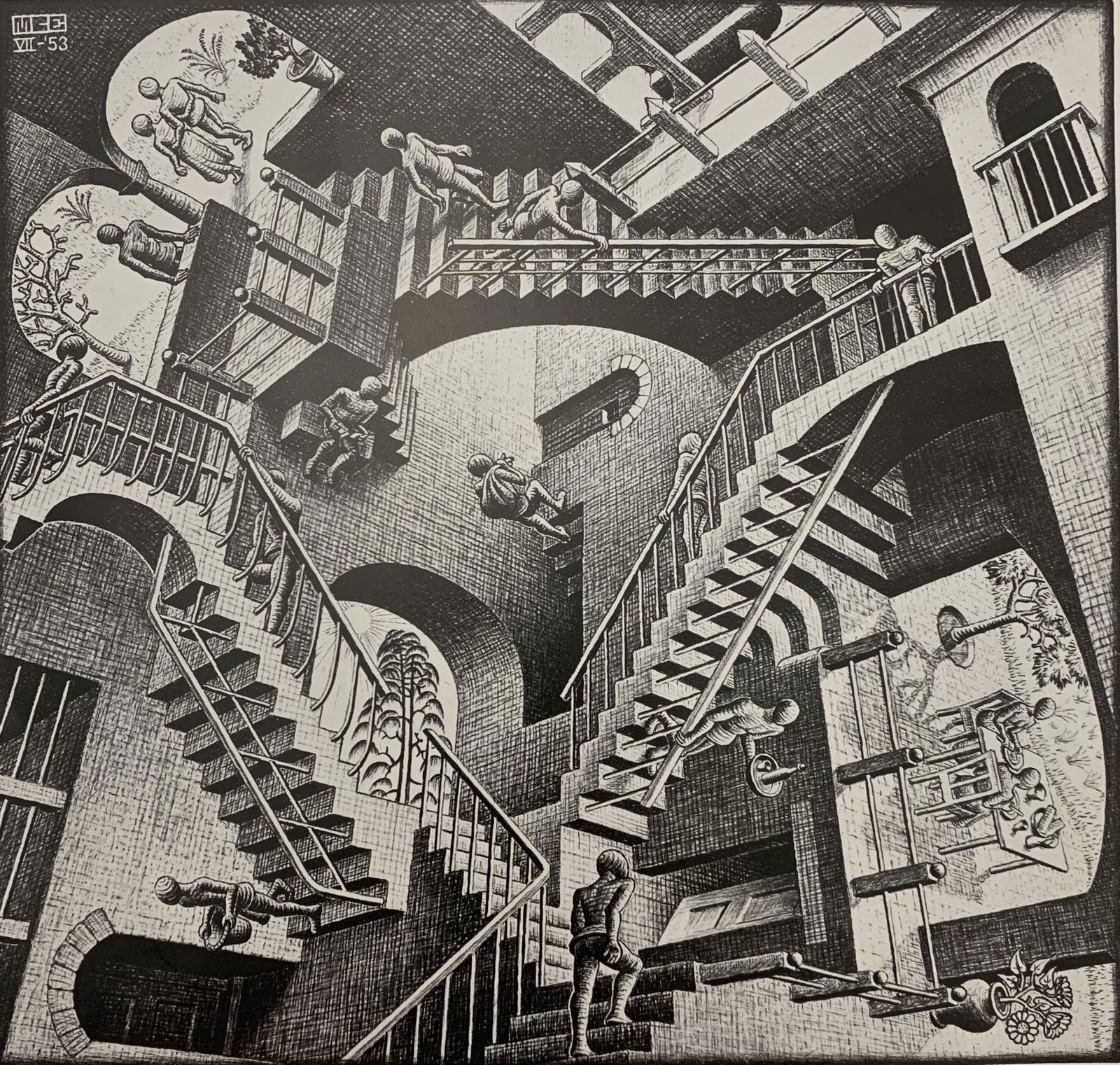 M.C. Escher "Relativity" Glossy Print (1 of 1)