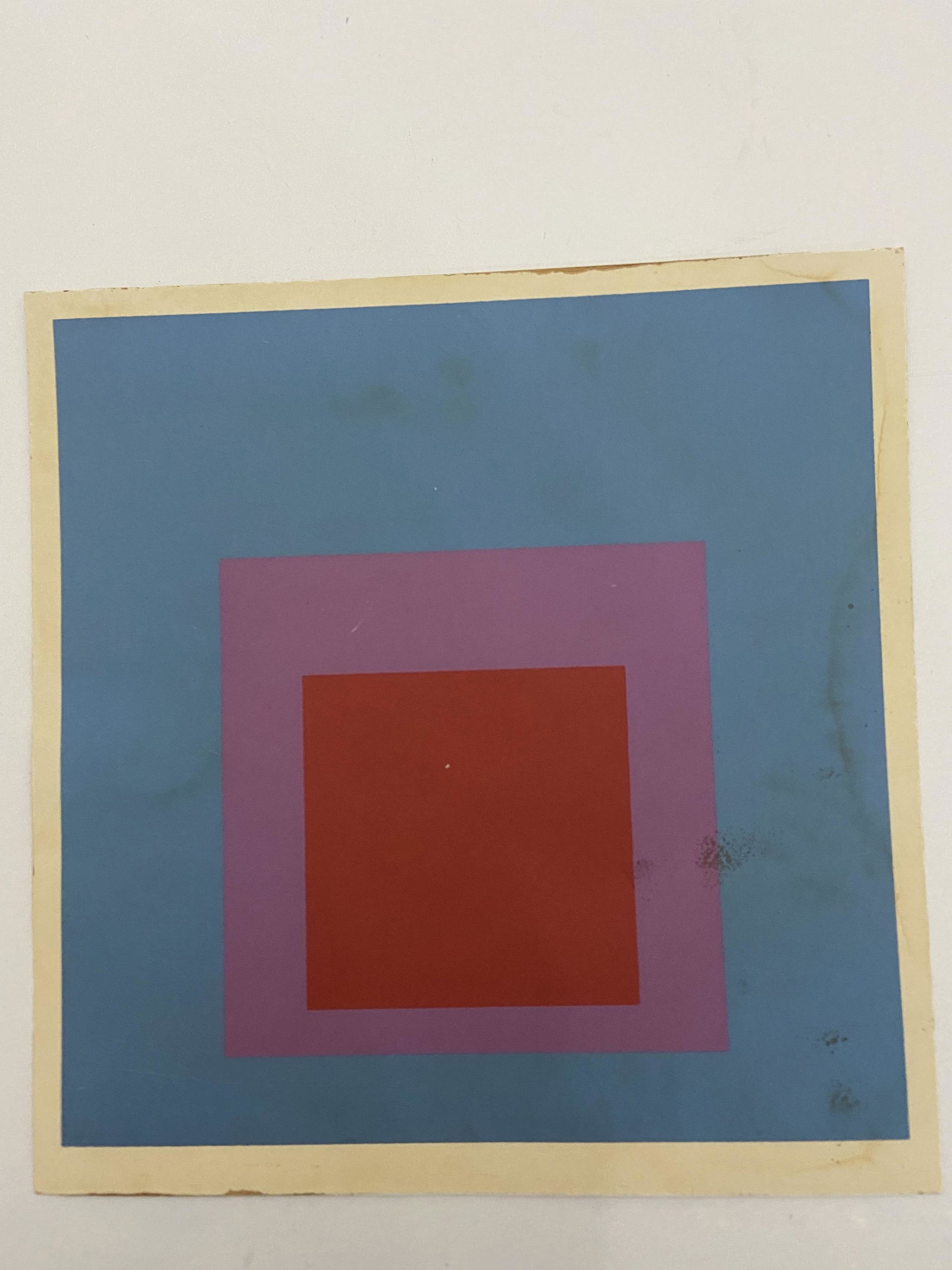 Josef Albers Colored Print (1 of 2)