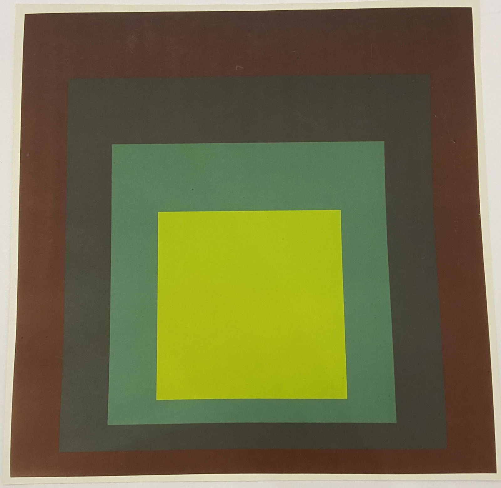 Josef Albers Colored Print (1 of 3)