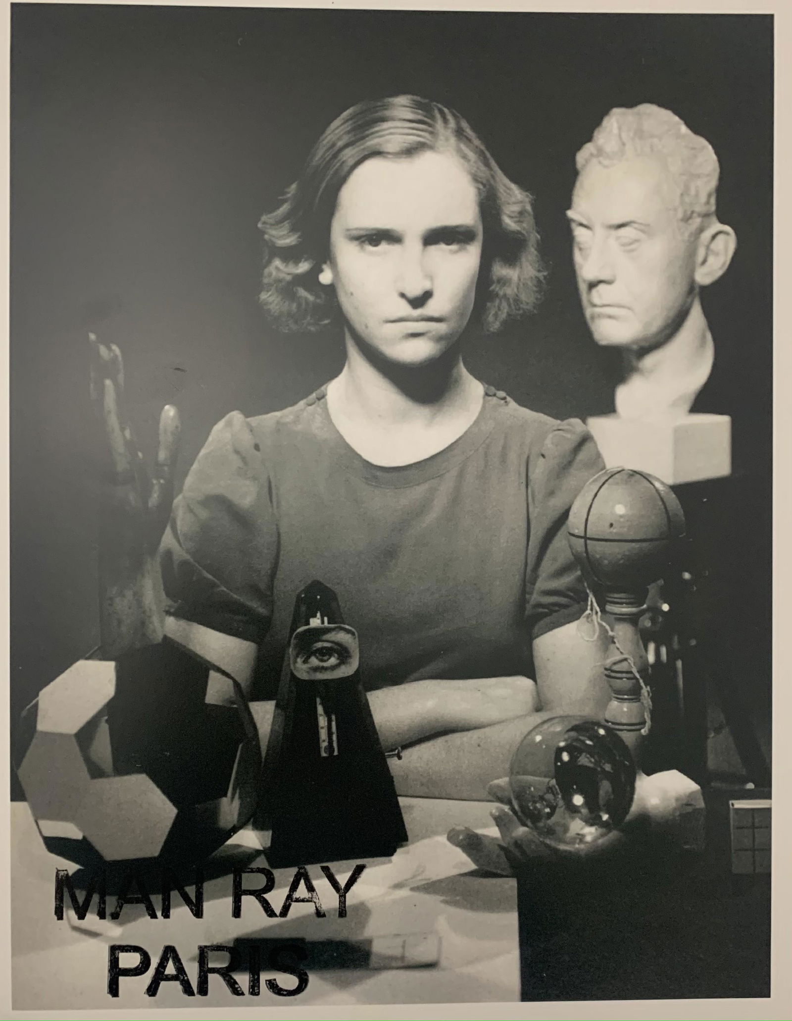 Man Ray Black and White Print on Paper (1 of 2)