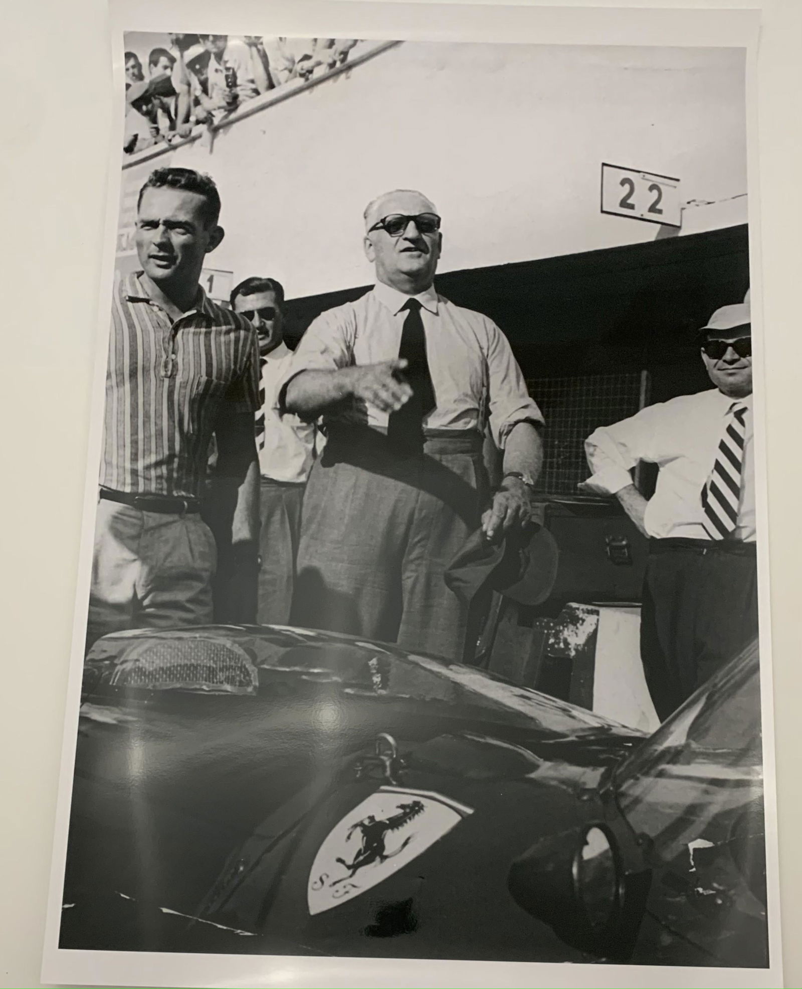 Enzo Ferrari Glossy Photographic Print on Paper (1 of 1)