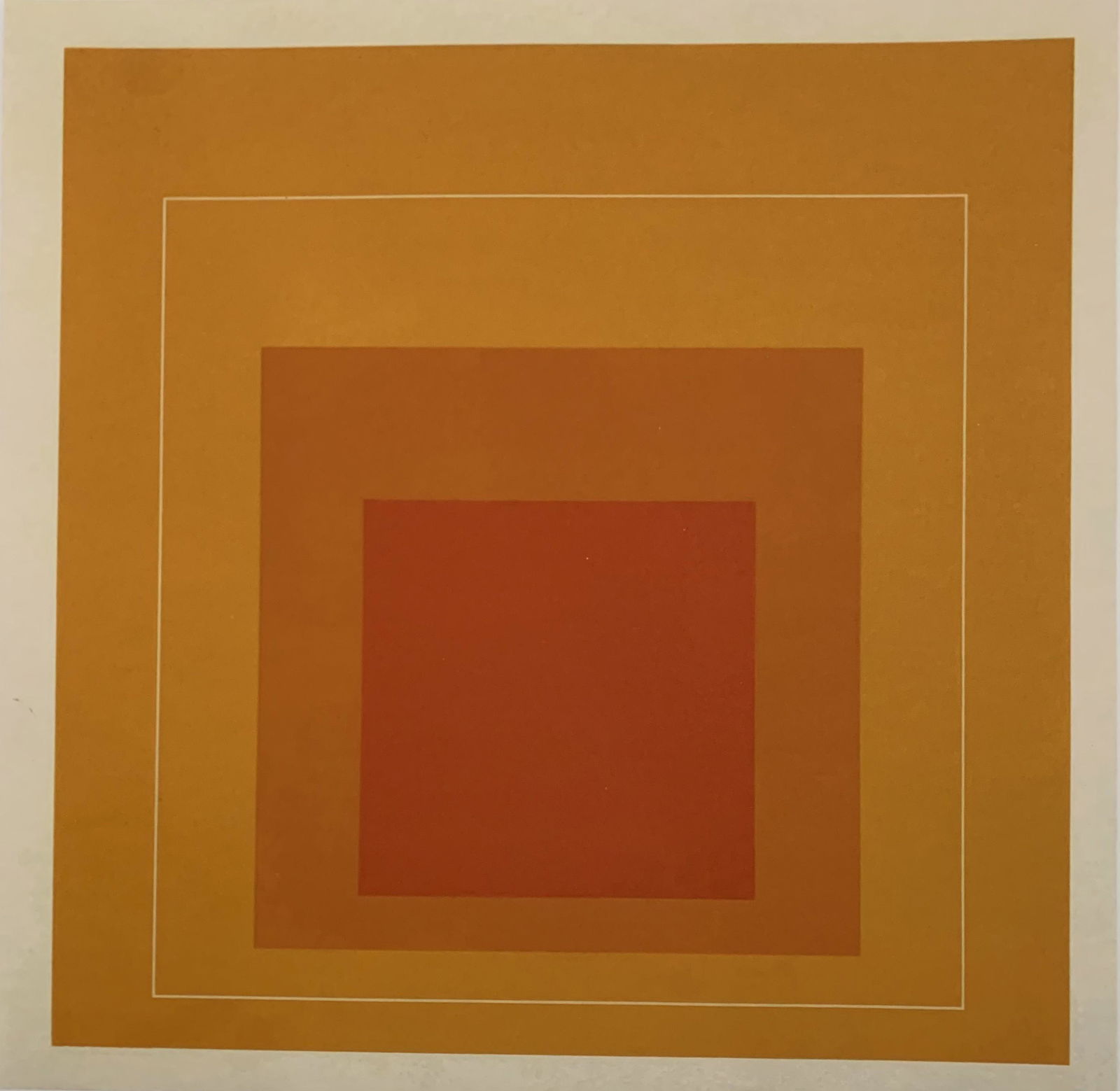 Josef Albers"Homeage to the Square" Print on Wove Paper (1 of 2)