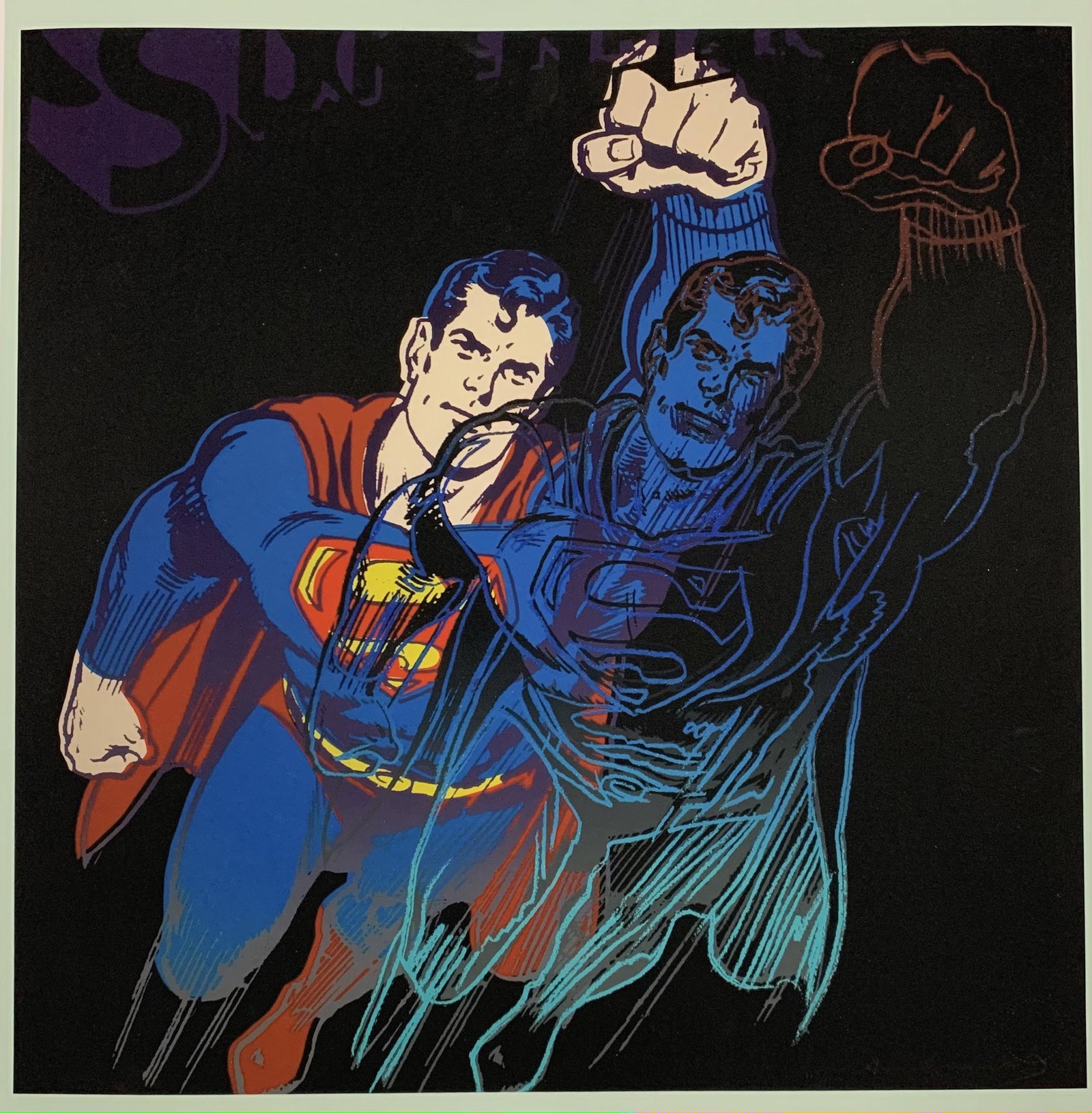 Andy Warhol Superman Print on Wove Paper (1 of 3)