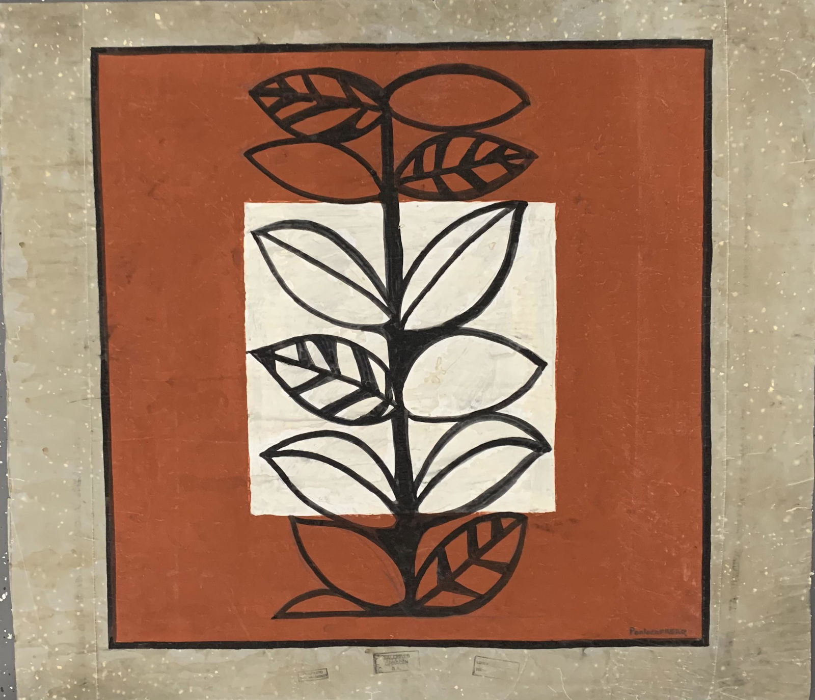 Rene Portocarrero(La Rampa Project,)Acrylic Painting (1 of 4)