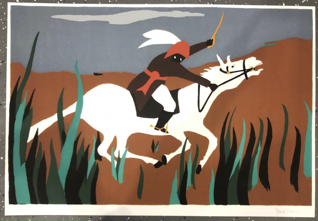 Jacob Lawrence Colored Print (1 of 5)