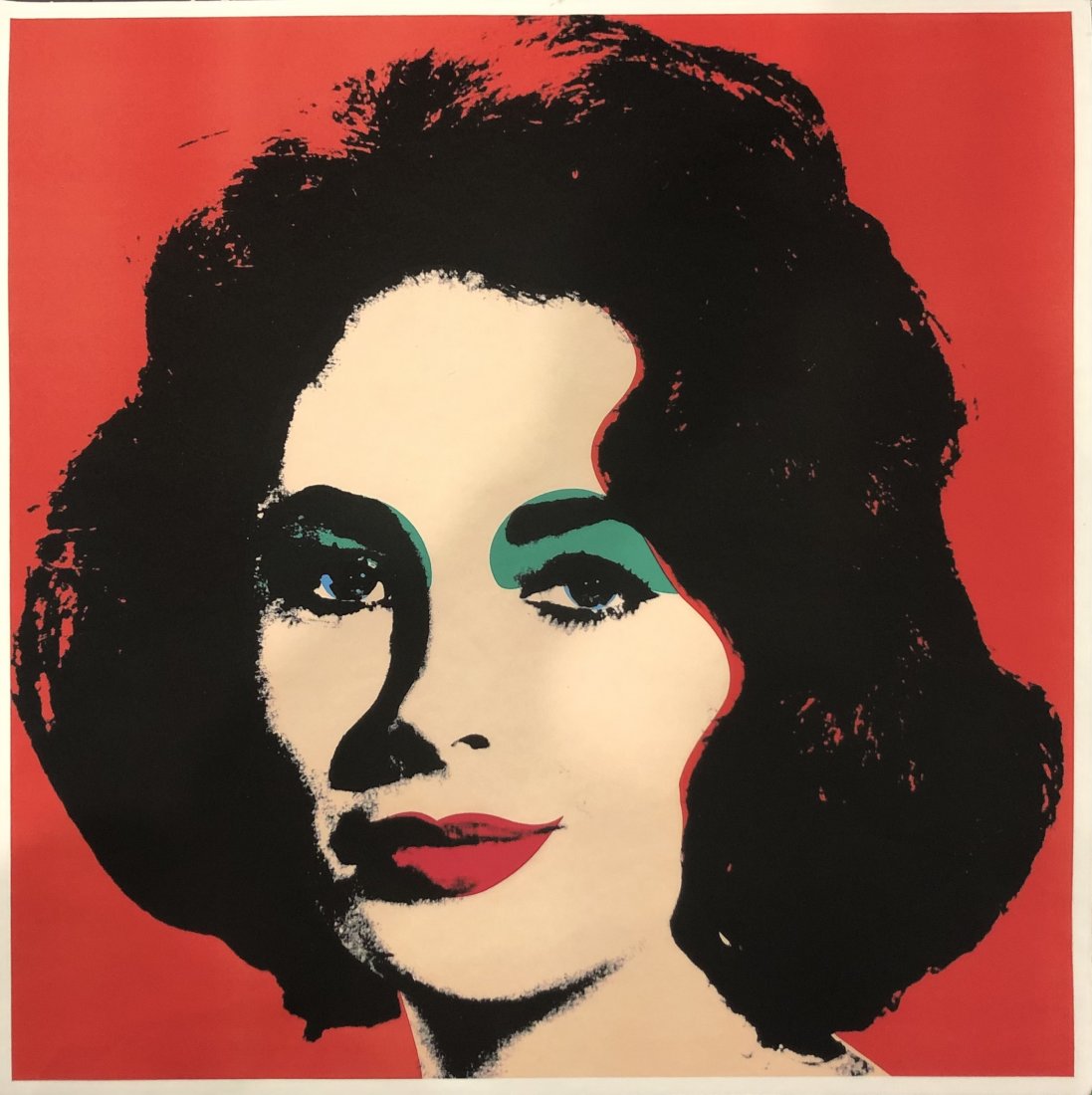 Andy Warhol, Liz Taylor Colored Print on Wove Paper (1 of 5)