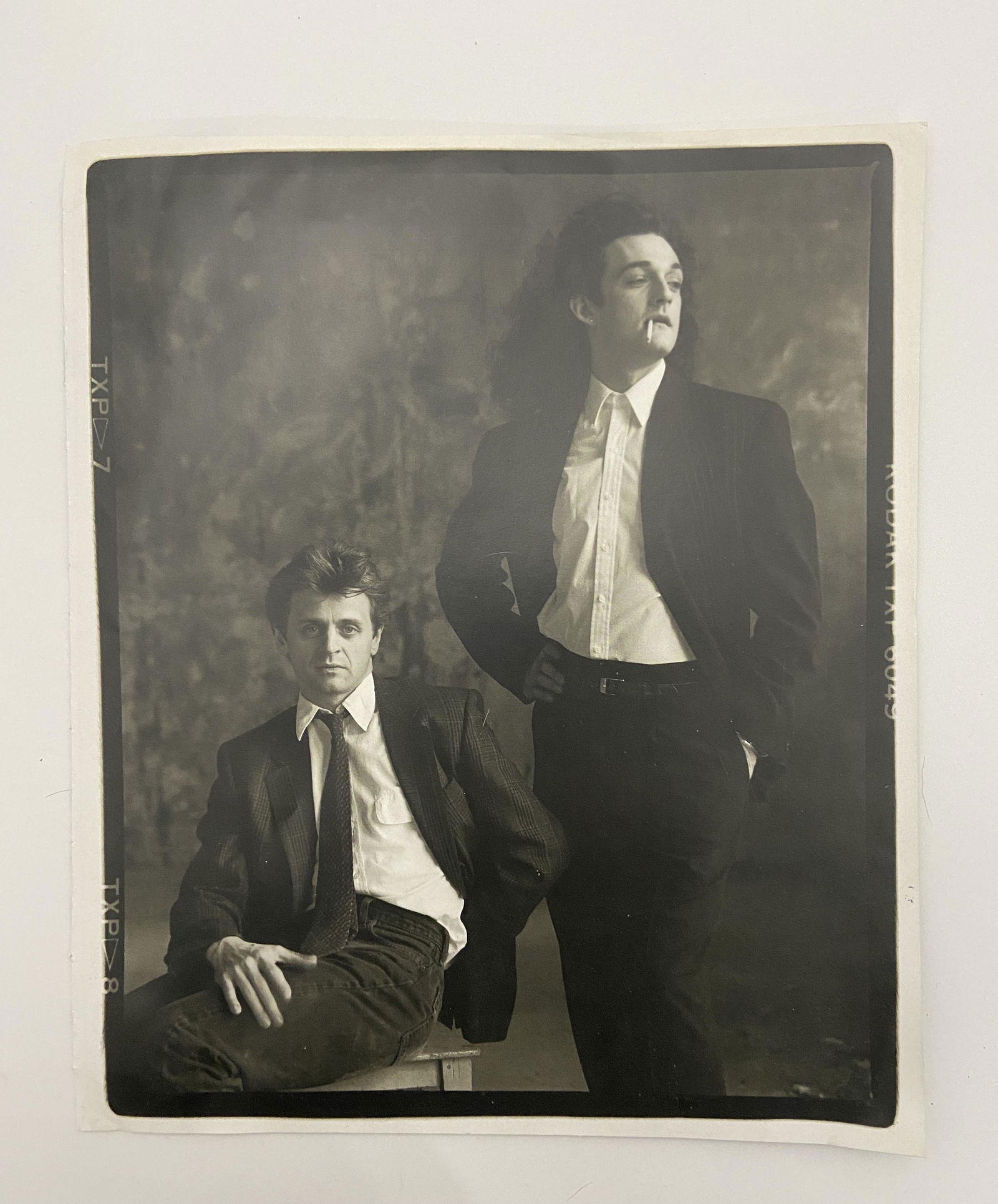 Mikhail Baryshnikov Seated Print on Paper: Mikhail Baryshnikov Seated Print on Paper Measures 10 x 12.5 inches