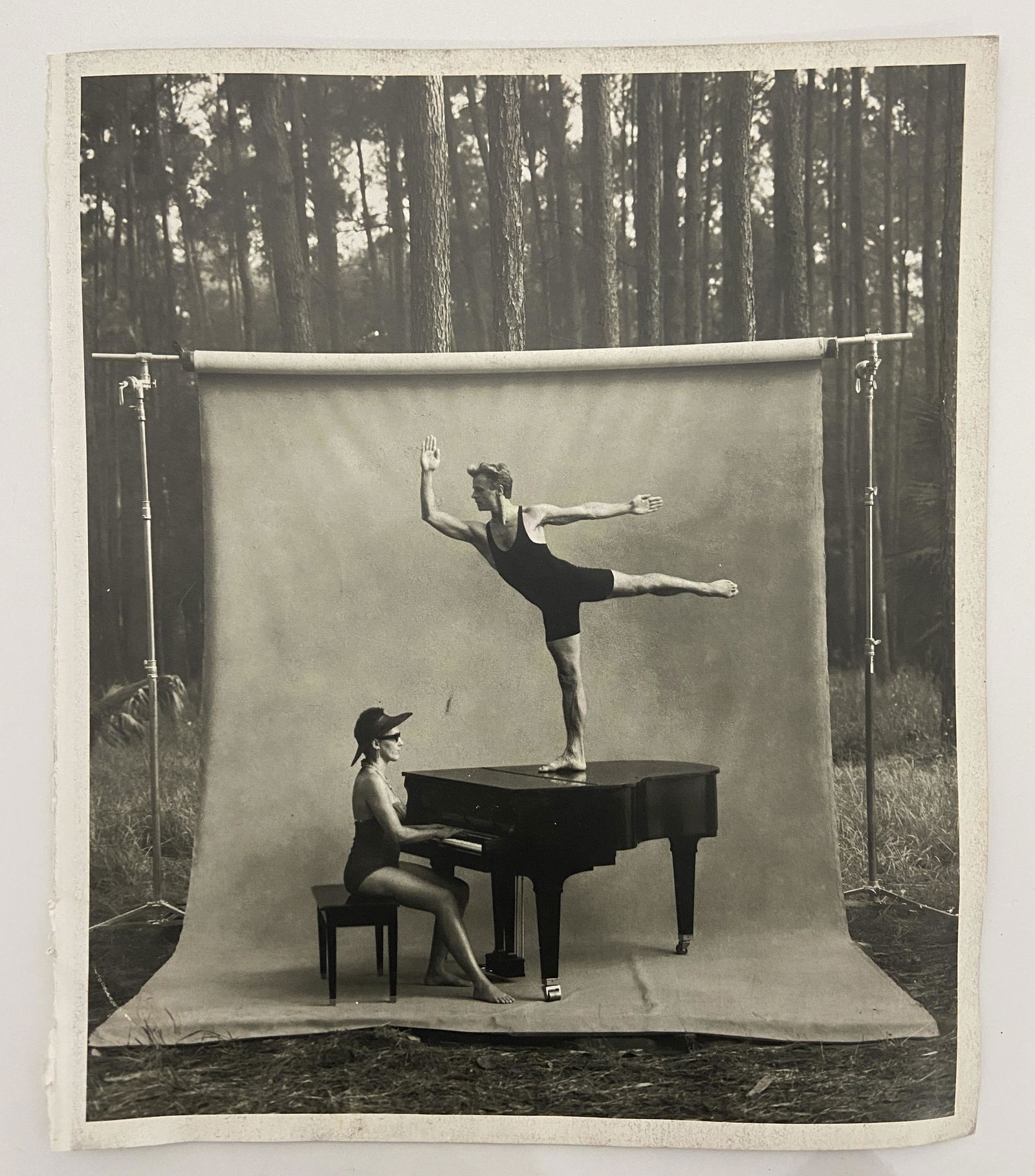 Mikhail Baryshnikov Seated Black and White Print: Mikhail Baryshnikov Seated Black and White Print Measures 10 x 12 inches