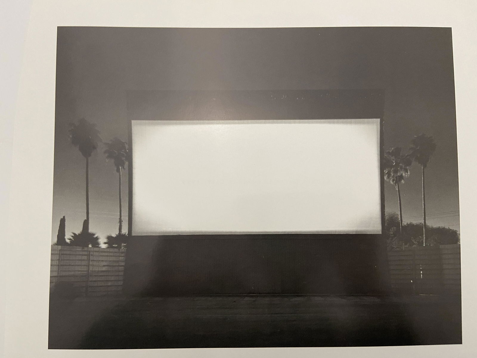 Hiroshi Sugimoto Cosecrans Drive in 1995 Print (1 of 2)