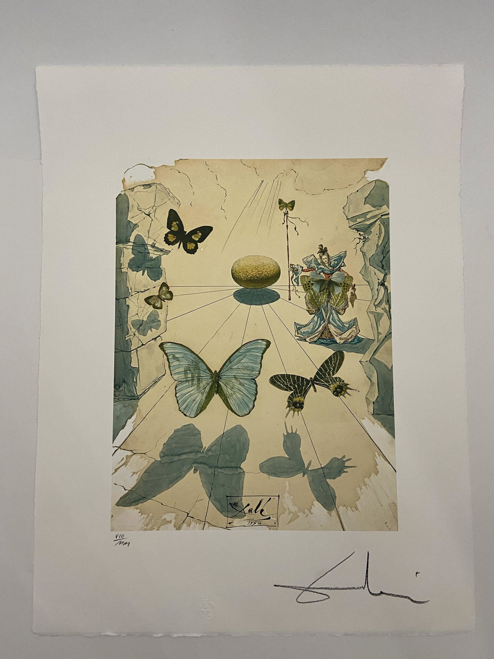 Salvador Dali - Signed & Numbered Lithograph (1 of 7)