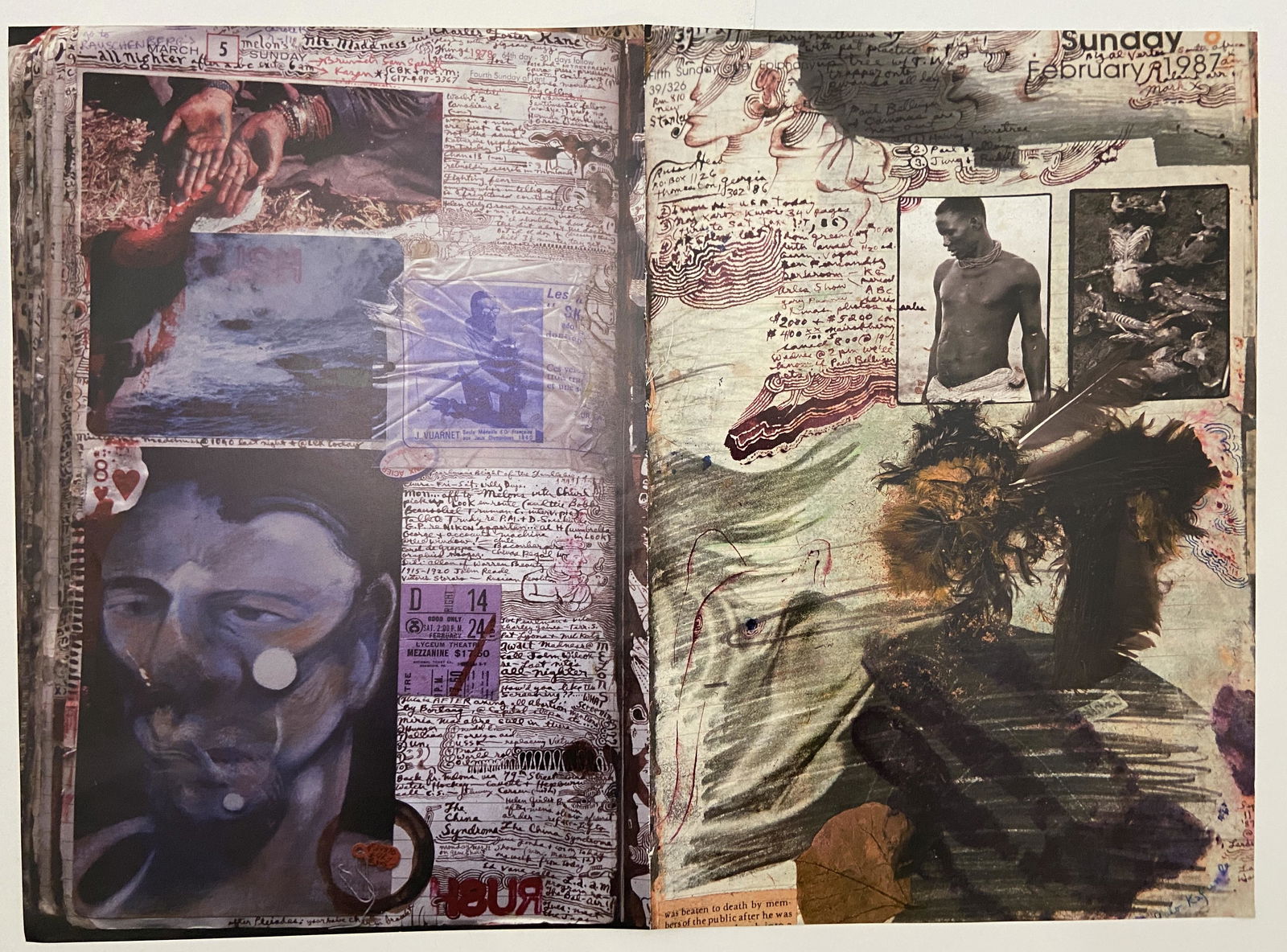 Peter Beard Print: Peter Beard Print Measures 20 x 15 inches