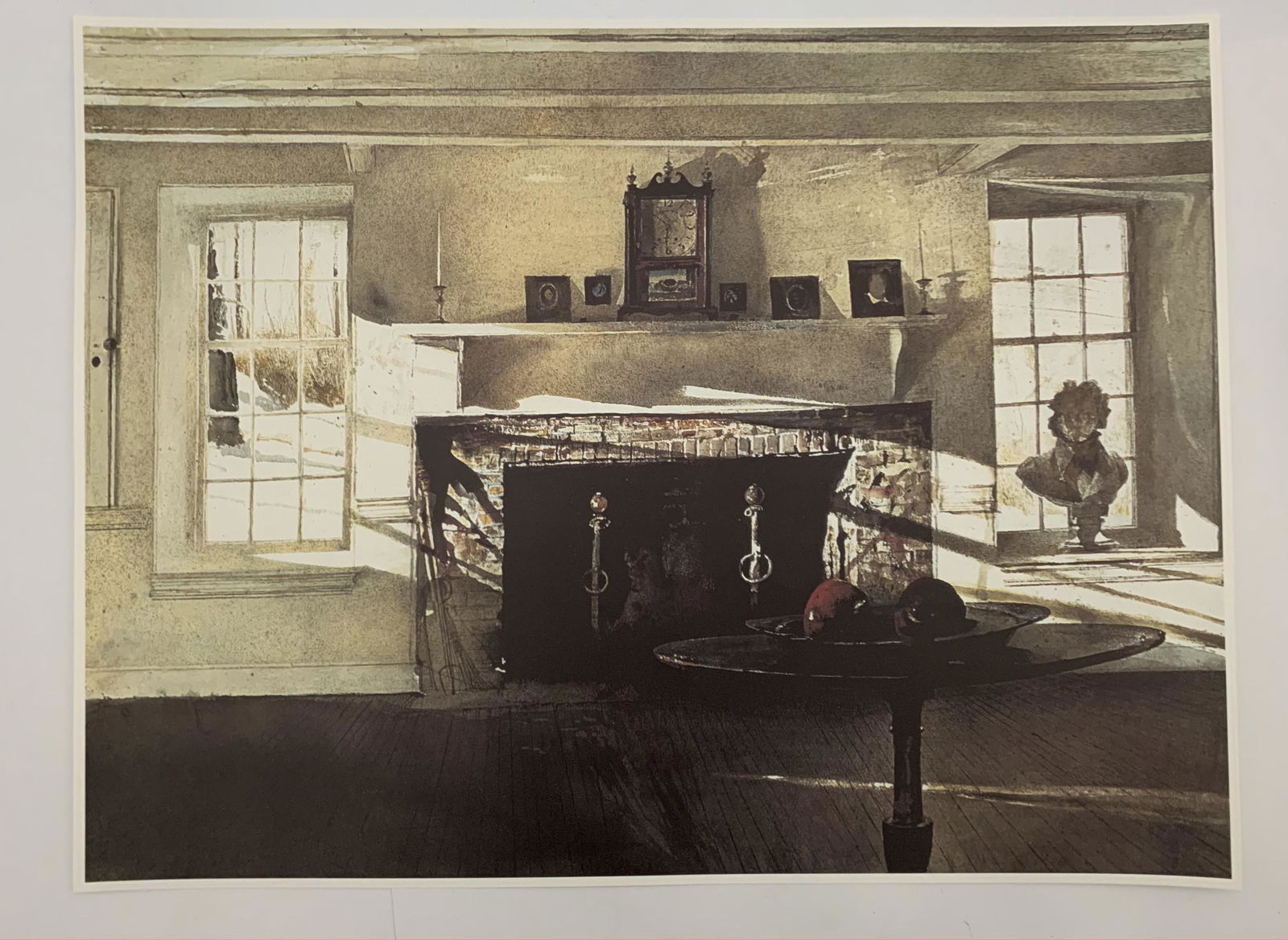 Andrew Wyeth Print in Colors Hand Signed (1 of 4)