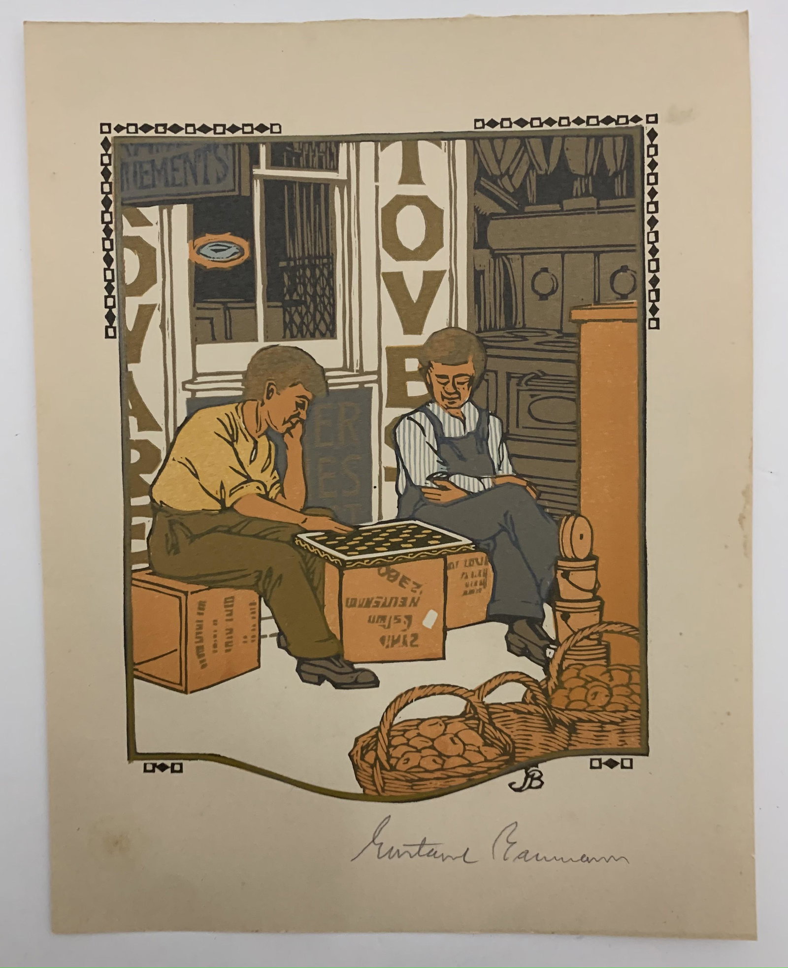 Gustave Baumann Colored Print (1 of 3)