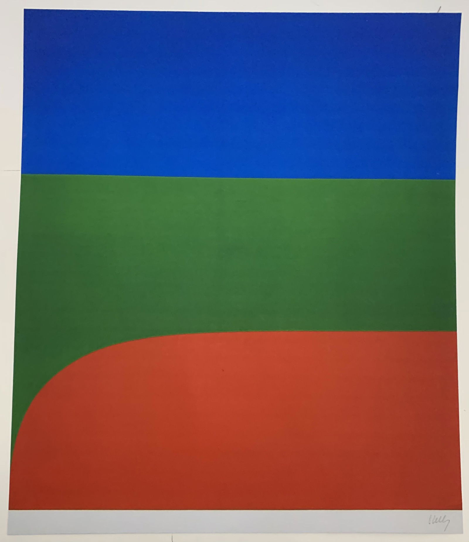 Ellsworth Kelly Large Colored Print Hand Signed (1 of 3)