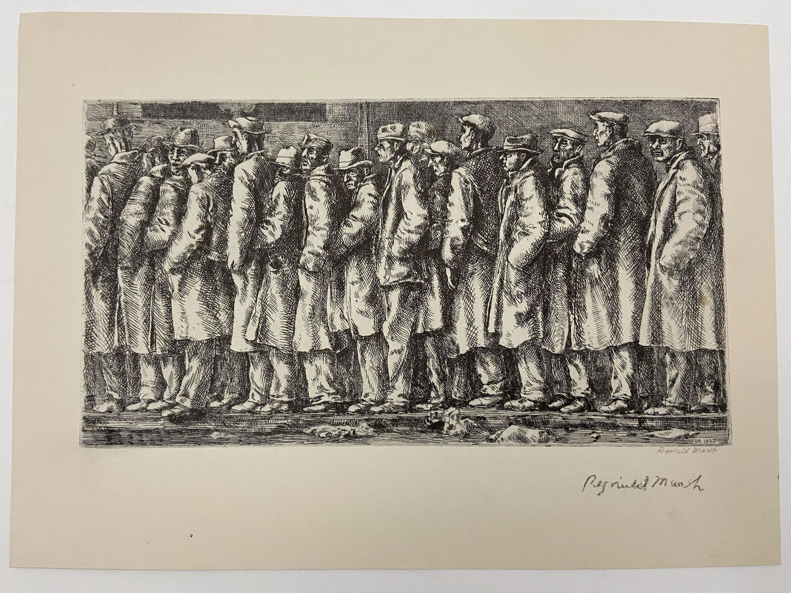 Reginald Marsh Print Hand Signed (1 of 2)