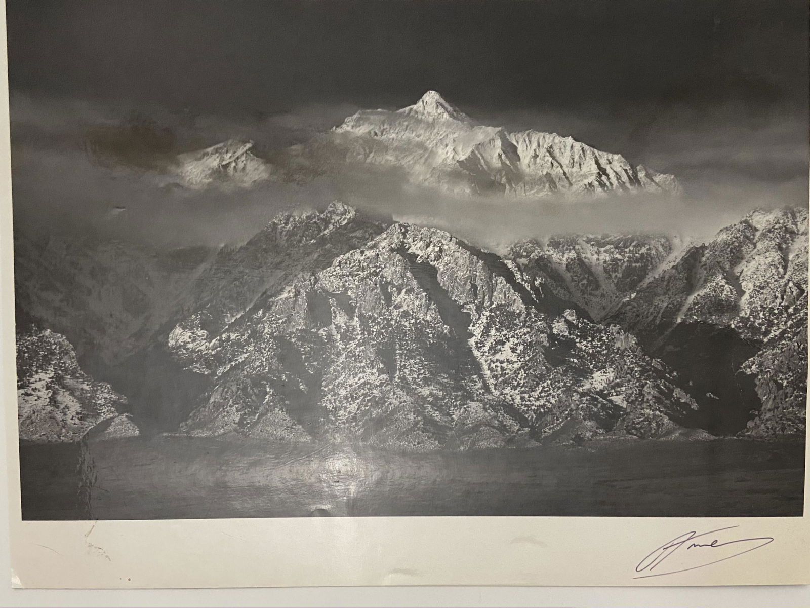 Ansel Adams Glossy Print Hand Signed (1 of 3)