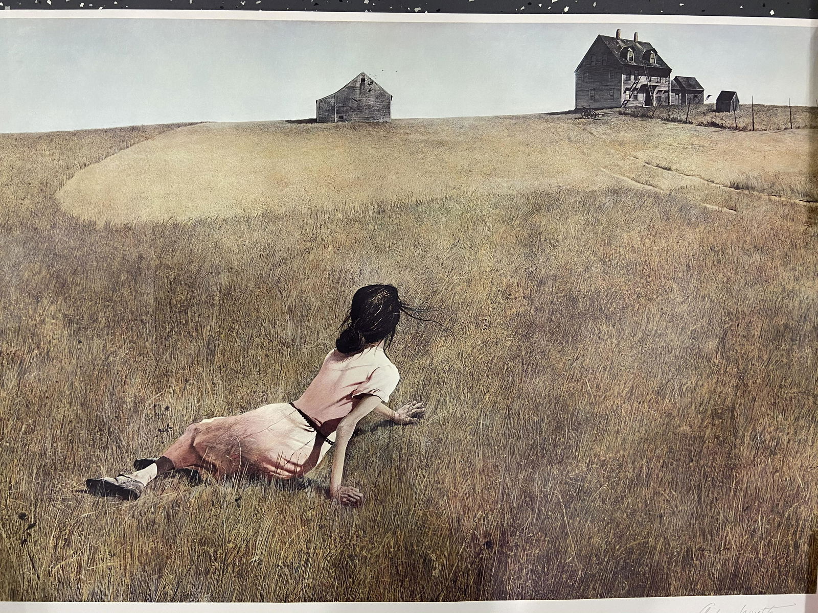 Andrew Wyeth Print in Colors Hand Signed (1 of 3)