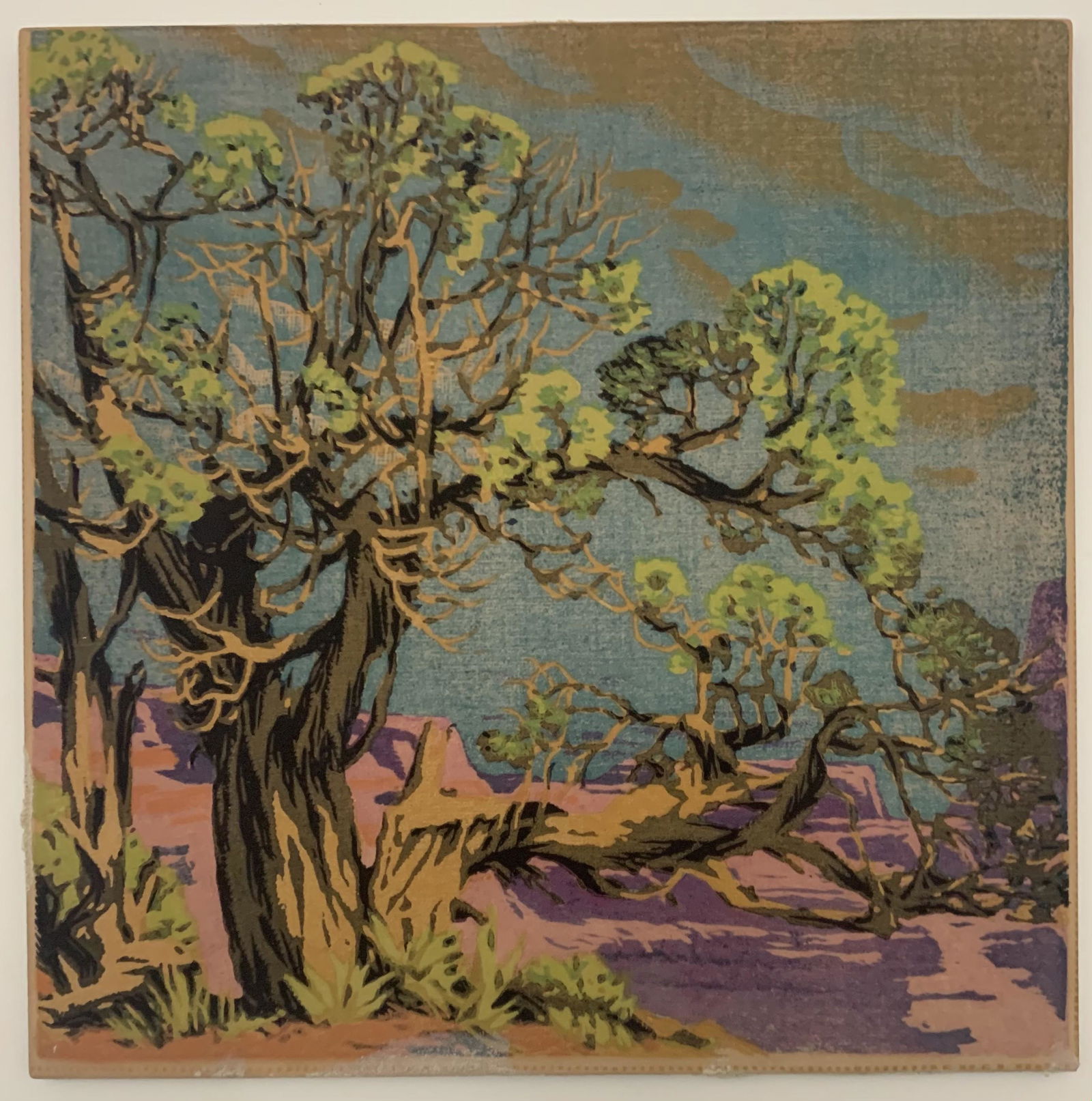 Gustave Baumann Ceramic Tile (1 of 3)