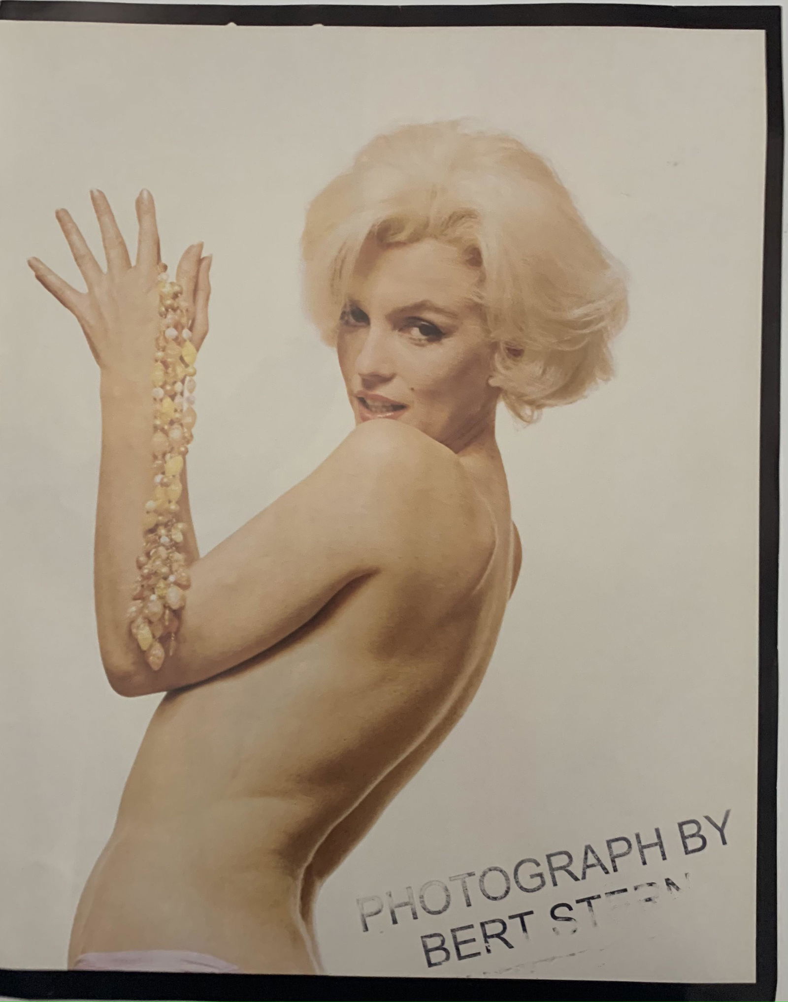 Bert Stern-Marilyn Monroe Print on Paper (1 of 1)