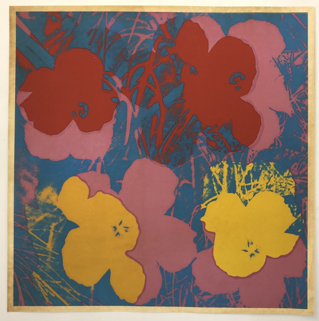 Andy Warhol Flowers Print on Wove Paper (1 of 2)
