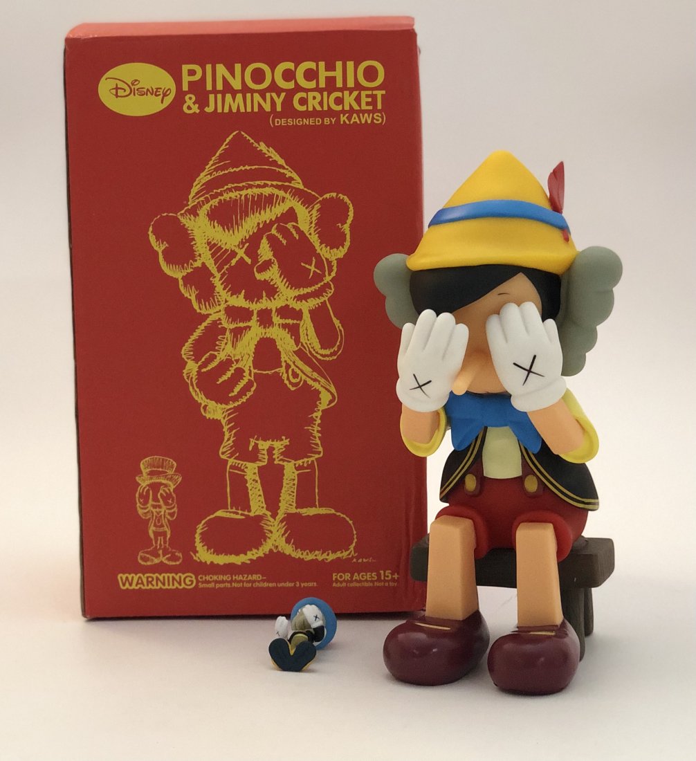 Pinocchio & Jiminy Cricket Sculpture (1 of 4)