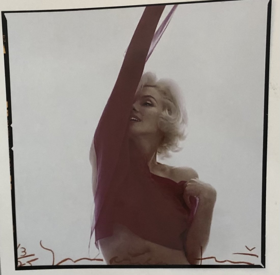 Bert Stern (Marilyn Monroe) Photograph: BERT STERN (1929-2013) Marilyn Monroe Photograph, printed later 19 1/2" x 20" Mounted onto same sized cardstock