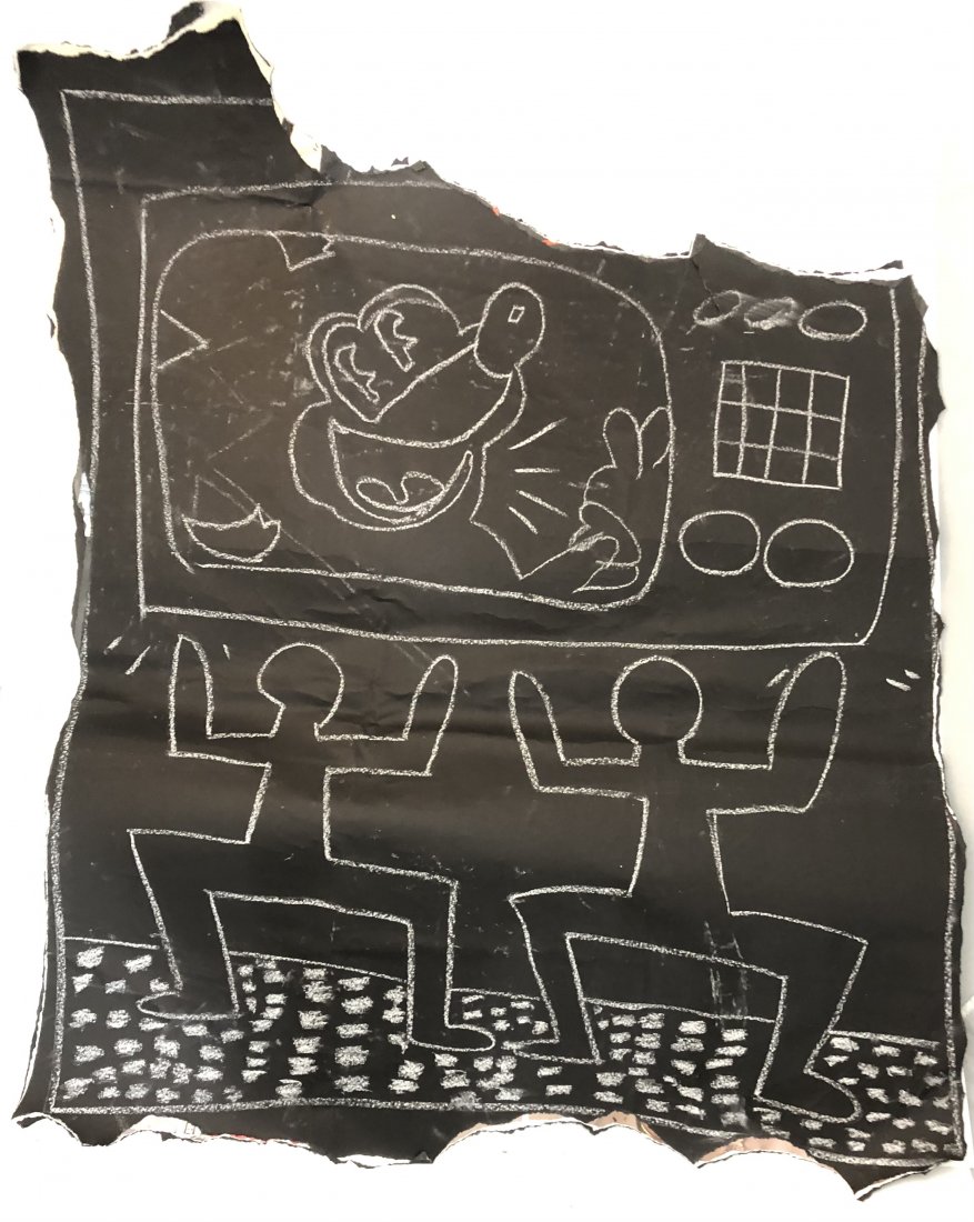 Subway Chalk Drawing: 52" x 41"