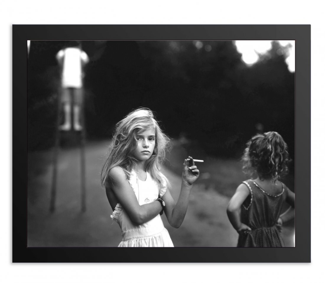 Sally Mann (Candy Cigarette, 1989) Photograph: SALLY MANN (B. 1951) Candy Cigarette, 1989 Photograph, printed later 24" x 36"