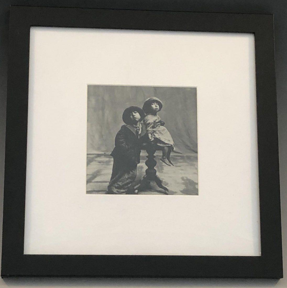 Irving Penn (Cuzco Children, Peru) Photograph: IRVING PENN (1917-2009) Cuzco Children, Peru Photograph, printed later 4 1/2" x 4 5/8" sight; framed: 11 1/2" x 11 1/2"
