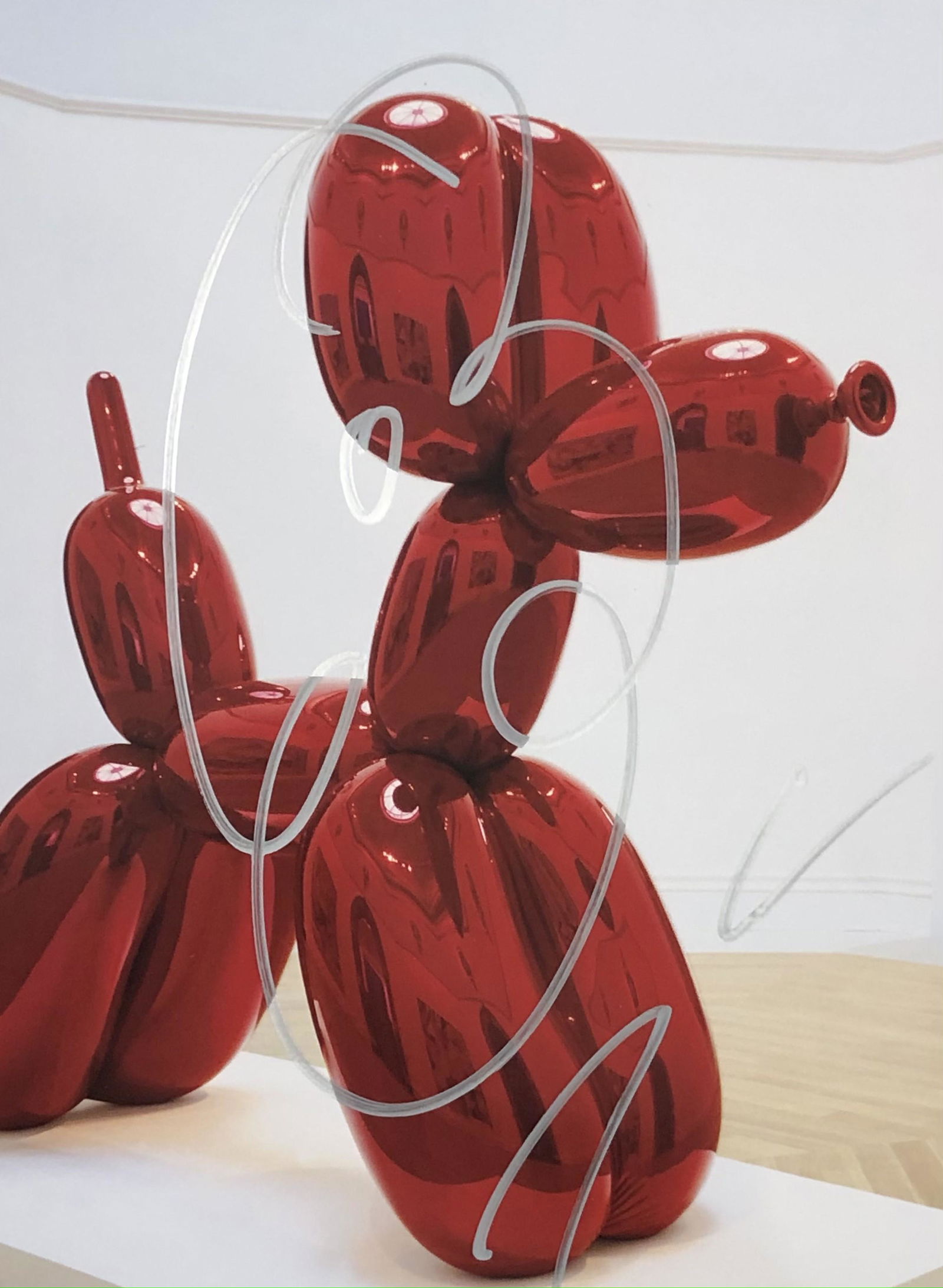 Jeff Koons (Untitled, Flower) Signed Drawing: JEFF KOONS (B. 1955) Untitled, Flower Ink on paper 11 1/2" x 9" Signed towards lower side in silver ink pen