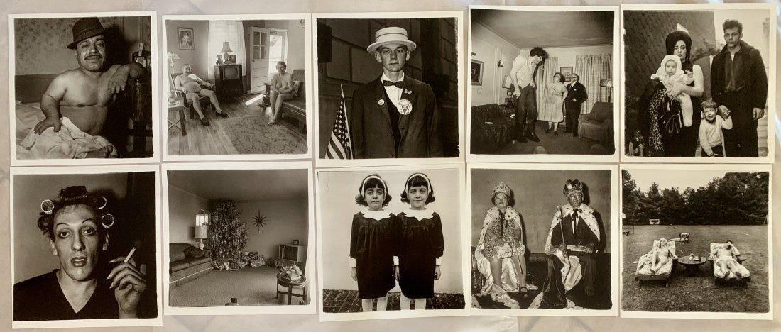 Diane Arbus Limited Ed. Prints (Grouping of 10): Grouping of 10 limited edition prints, each image measuring 10x10 inches